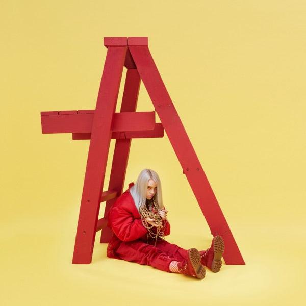 Crosley Record Storage Crate & Billie Eilish - Don'T Smile At Me - Vinyl Album Bundle.