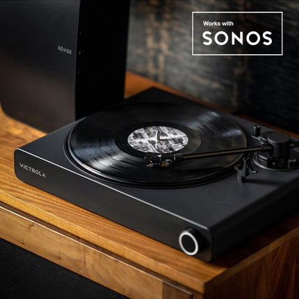 Victrola Stream Onyx Turntable.