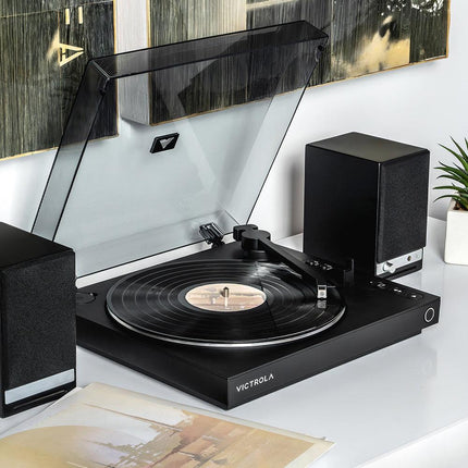 Victrola Automatic Turntable - Black.