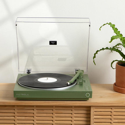 Victrola Automatic Turntable - Green.