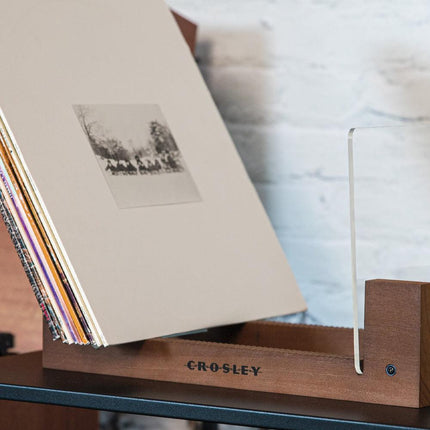 Victrola Eastwood II Turntable - Black + Bundled Crosley Record Storage Display Stand.