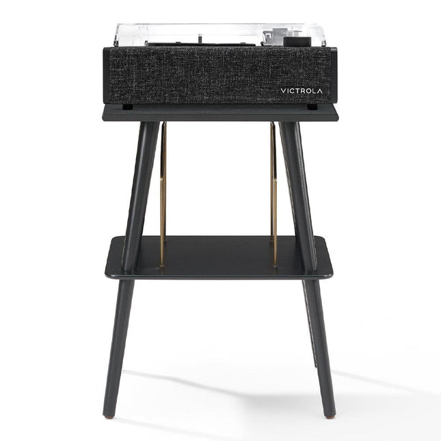 Victrola Eastwood II Turntable - Black + Turntable Stand Bundle - Black.