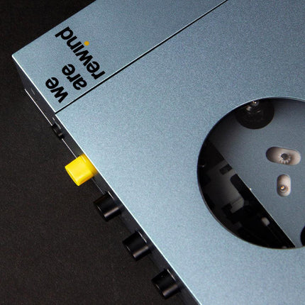 We Are Rewind Portable Cassette Player & Recorder - Kurt, Blue.
