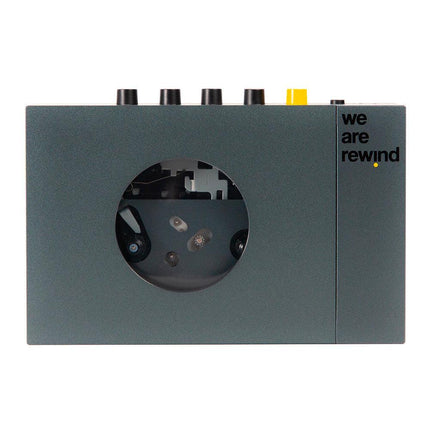 We Are Rewind Portable Cassette Player & Recorder - Keith, Grey.