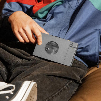 We Are Rewind Portable Cassette Player & Recorder - Keith, Grey.