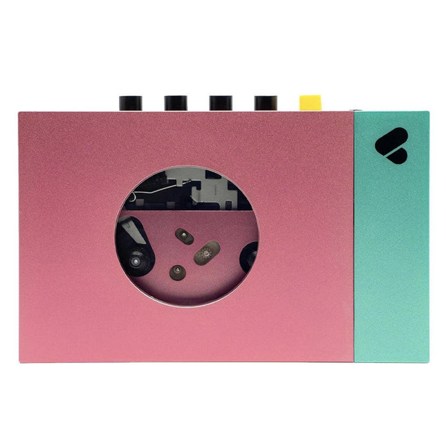We Are Rewind Portable Cassette Player & Recorder - Edith, Pink & Green.