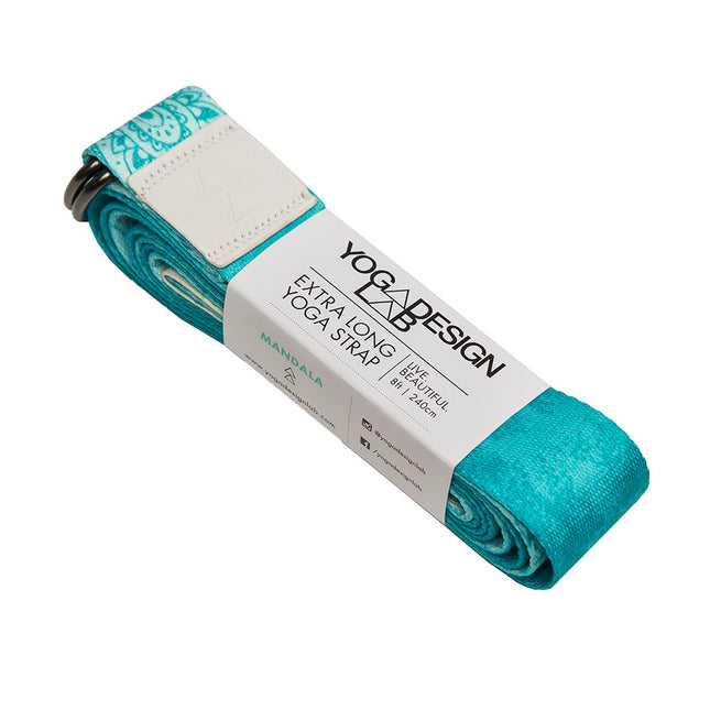 Yoga Design Lab Yoga Strap Mandala Turquoise.