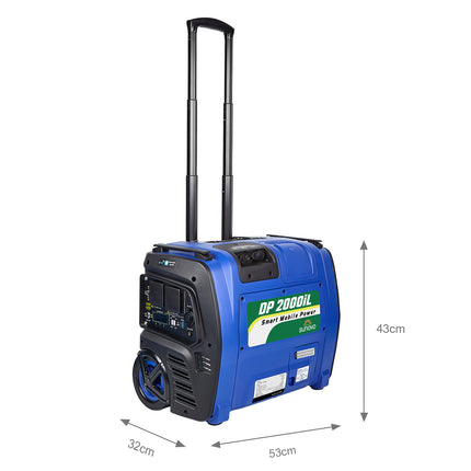 Sunovo 2000W Portable Power Station Solar Inverter Generator.