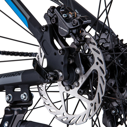 Trinx M600 Mountain Bike 24 Speed MTB Bicycle 19 Inches Frame Blue.