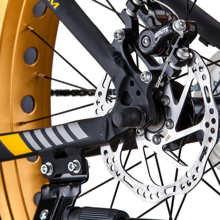 Trinx Tiger T106 Fat Bike Shimano 7 Speed Bicycle Orange.