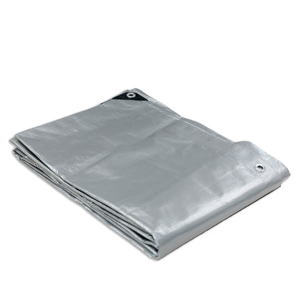 Heavy Duty Silver Black Tarp Tarpaulin 3.0x3.6m.