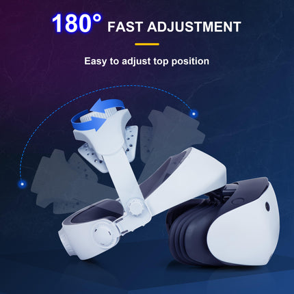 DEVASO Adjustable Head Strap for Playstation VR2, Reduced Pressure Lightweight.