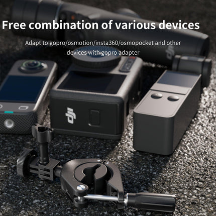 STARTRC Bike Camera Handlebar Mount Aluminum Alloy Plastic Motorcycle DJI Insta.