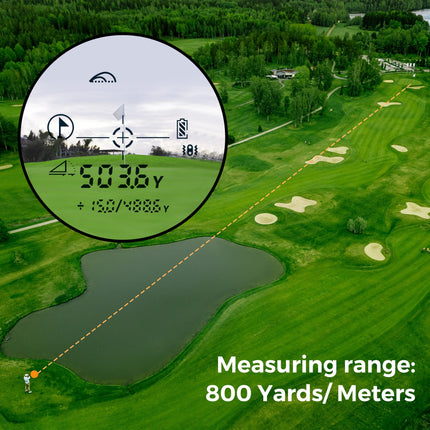 CIGMAN Golf Range Finder 800 Yards Laser Golf Rangefinder with Slope
 CT-800Y.