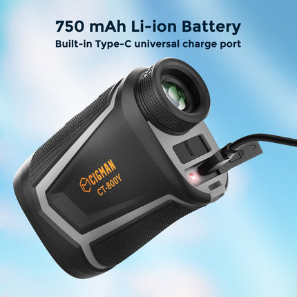 CIGMAN Golf Range Finder 800 Yards Laser Golf Rangefinder with Slope
 CT-800Y.