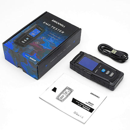 ERICKHILL EMF Meter Digital Electromagnetic Field Radiation Detector Machine.