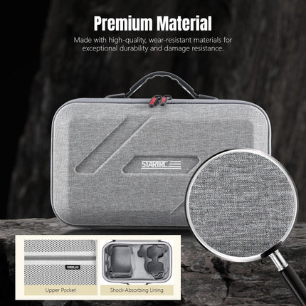STARTRC Flip Drone Case for DJI Flip Fly More Combo,Portable PU Leather Shoulder Bag Can Organizes RC2/RC-N3 Remote, 7 Original Batteries, Charging Hub, 65W Charger, Flip Drone and Other Accessories.