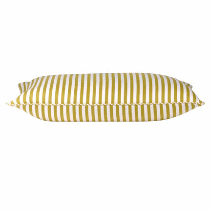 Pack of 4 Dandi Mustard Yellow & White Rectangle Cushion Covers.