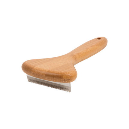Natural Bamboo Deshedding Tool: Cats & Dogs.
