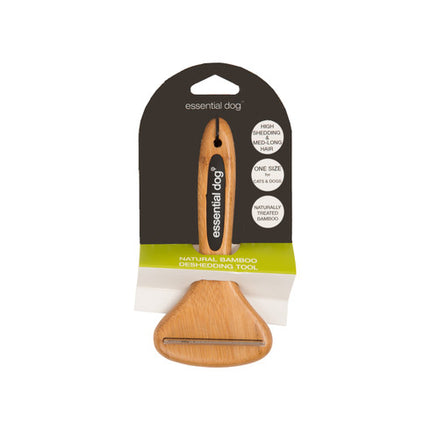 Natural Bamboo Deshedding Tool: Cats & Dogs.