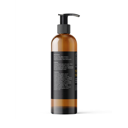 500ml Natural Sensitive Dog Shampoo (Chamomile, Sweet Orange & Rosewood).