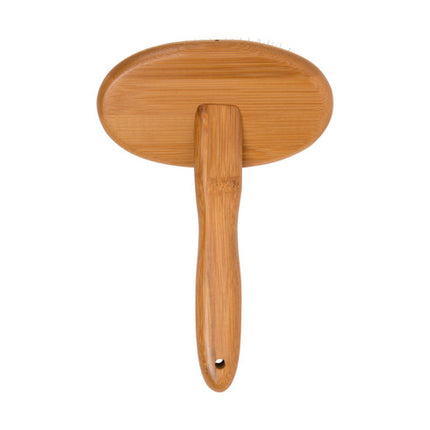 Natural Bamboo Slicker Brush: Cats & Dogs.