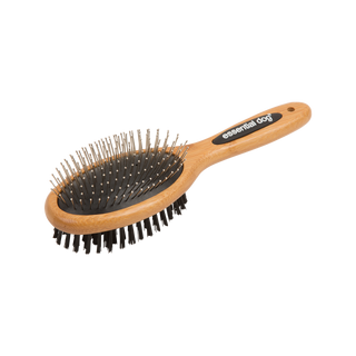 Natural Bamboo Two Sided Brush: Cats & Dogs.