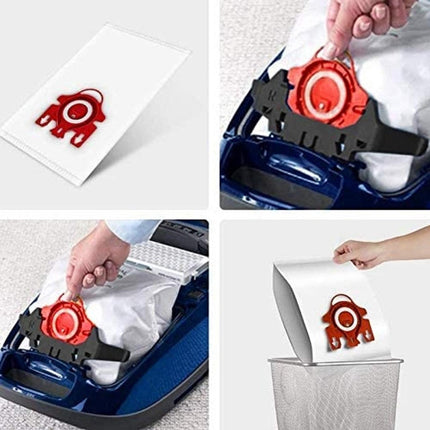 12 x Miele Vacuum Cleaner Bags, FJM Type.