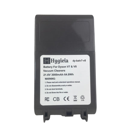 Hygieia Battery - Dual Fit  For ALL Style Dyson V7 & V8 (SV10, SV11, SV25, SV37) Models.