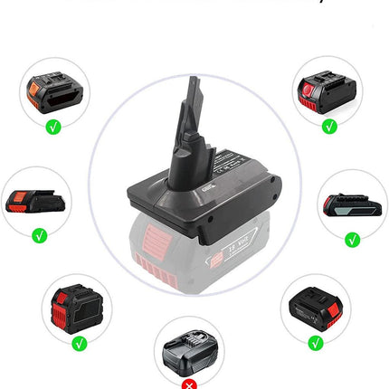 Bosch 18V To Dyson V7 & V8 Battery Converter / Adapter.