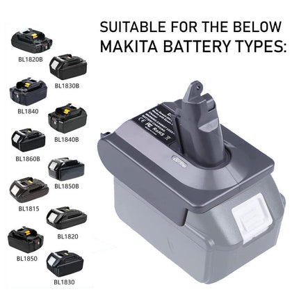 Makita 18V To Dyson V7 & V8  Battery Converter / Adapter.