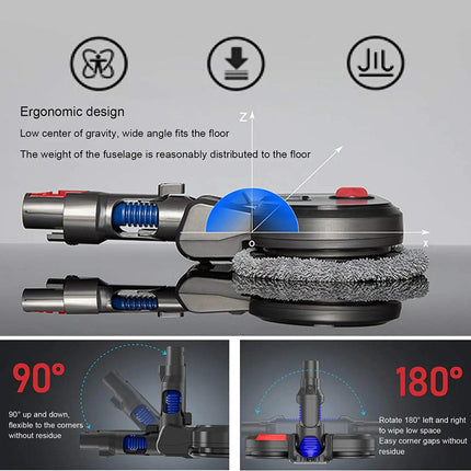 Superior Mop & Vacuum Tool for Dyson V7, V8, V10, V11 & V15 Vacuum Cleaners.