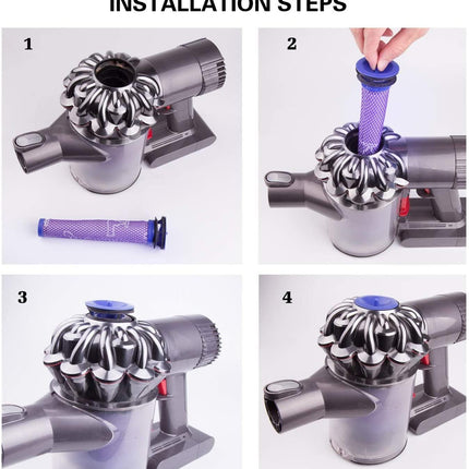 Filter for DYSON V6, V7, V8,  DC58, DC59, DC61, DC62 stick vac.