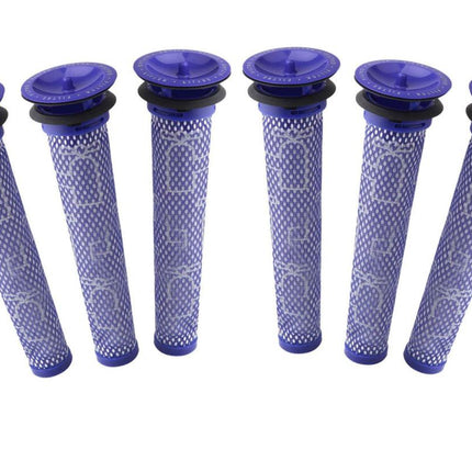 6 x Filters for DYSON V6, V7, V8,  DC58, DC59, DC61, DC62 stickvac.