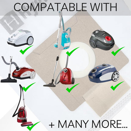 10 X Dust Bags for Sauber Pro Pets SJ-100 Vacuum Cleaners.