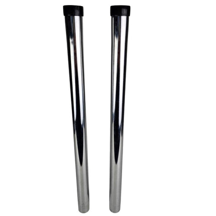 2 Piece Chrome Rods for 32mm Vacuum Cleaners, backpacks, commercial, ducted & more.