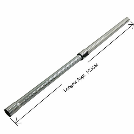 Telescopic rod for Miele vacuum cleaners.