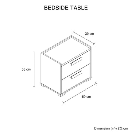 Queen 4 Pcs Bedroom Suite with Dresser Fabric Upholstery MDF Combination of Black & Cement Colour