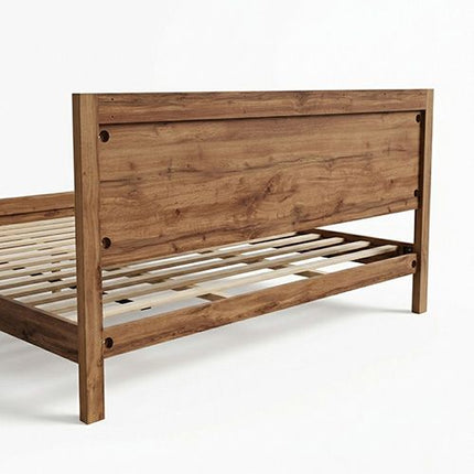 King Bedroom Suite – 4 Piece Set with Dresser in Oak Finish