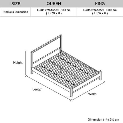 King Bedroom Suite – 4 Piece Set with Dresser in Oak Finish