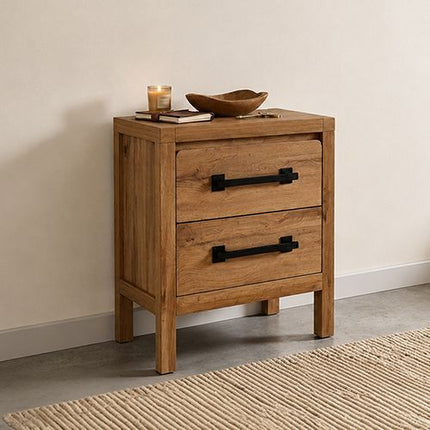 King Bedroom Suite – 4 Piece Set with Dresser in Oak Finish
