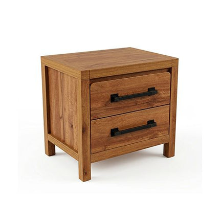 King Bedroom Suite – 5 Piece Set with Dresser & Tallboy in Oak Finish