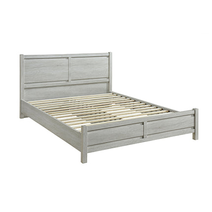 Queen Size Bed Frame Natural Wood like MDF in Oak Colour.