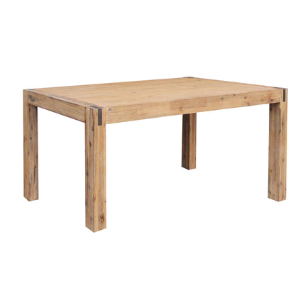 Dining Table 180cm Medium Size with Solid Acacia Wooden Base in Oak Colour.