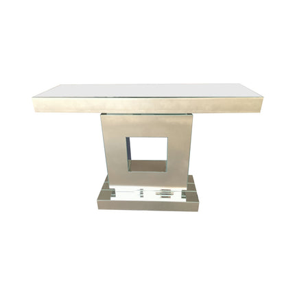 Hall Table Rectangular Shape MDF & Mirror Attractive Base.