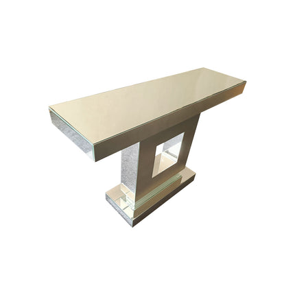 Hall Table Rectangular Shape MDF & Mirror Attractive Base.