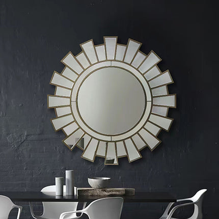 Wall Mirror MDF Silver Clear Image Lightweight MRR-02.
