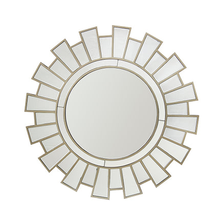 Wall Mirror MDF Silver Clear Image Lightweight MRR-02.