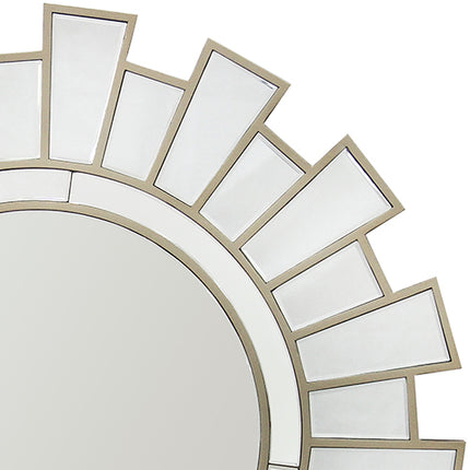 Wall Mirror MDF Silver Clear Image Lightweight MRR-02.