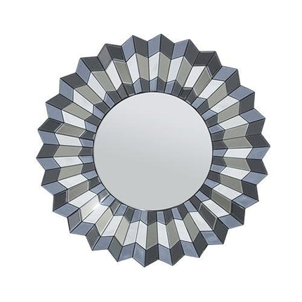 Wall Mirror MDF Smokey Silver And Grey Clear Image MRR-05.